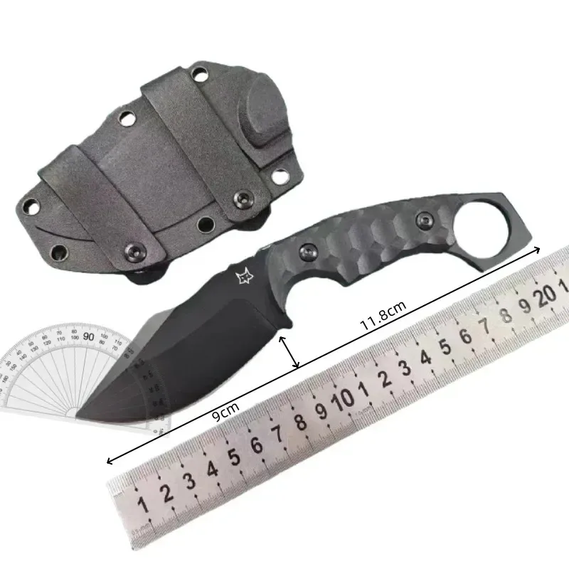 Cuchillo supervivencia hoja fija NioLox con funda y EDC - imagen 4