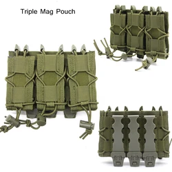 Funda táctica MOLLE porta revistas 9mm multicalibre