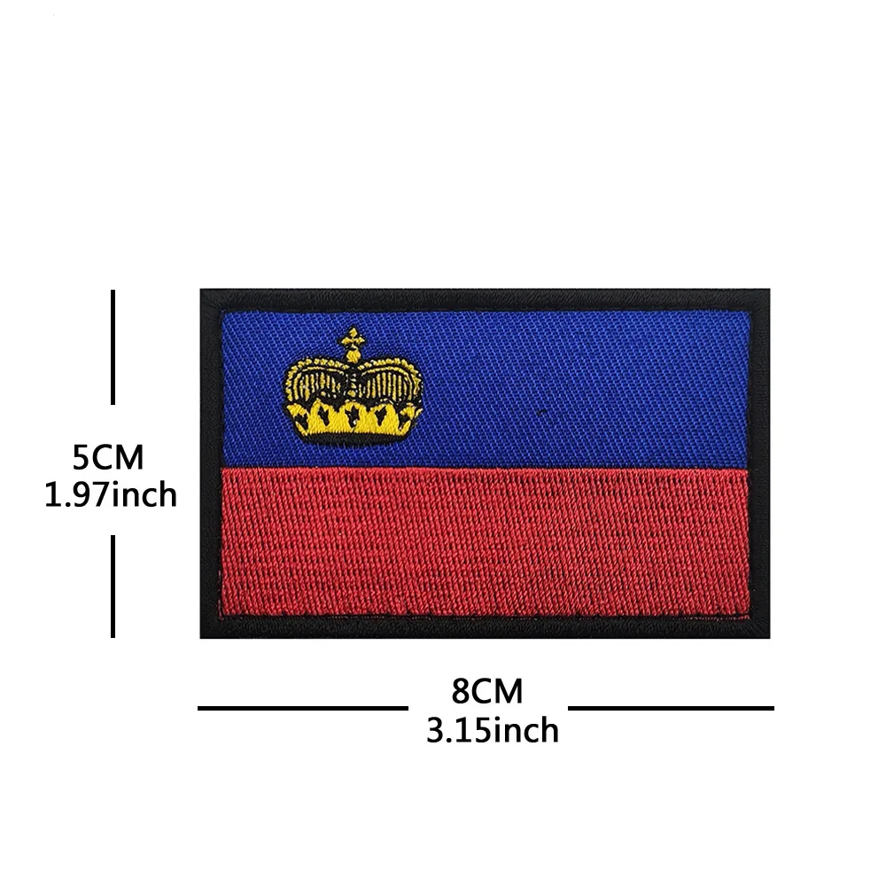 Parche bordado con banderas europeas MOLLE para chaleco táctico - imagen 3
