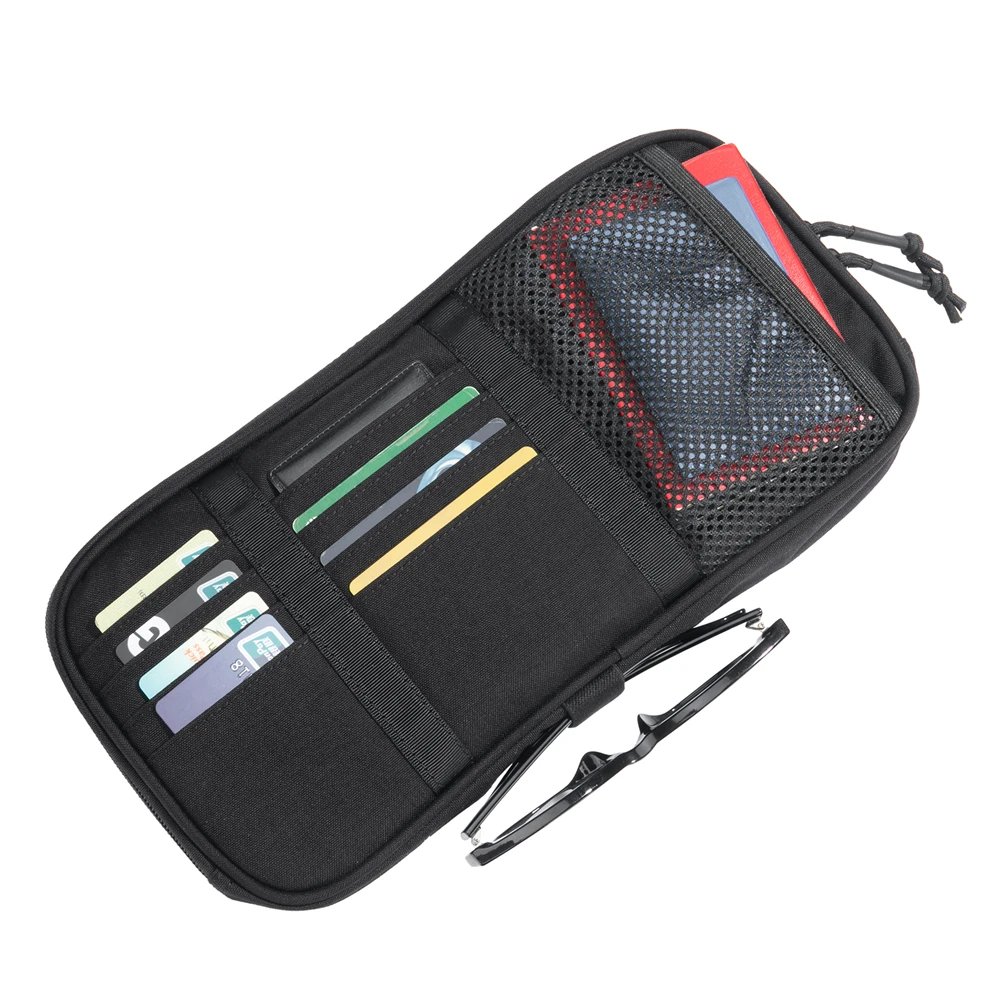 Soporte para viseras de sol para vehículos tácticos, bolsa de almacenamiento multifuncional, bolsas de herramientas EDC, bolsa de accesorios Molle - imagen 5