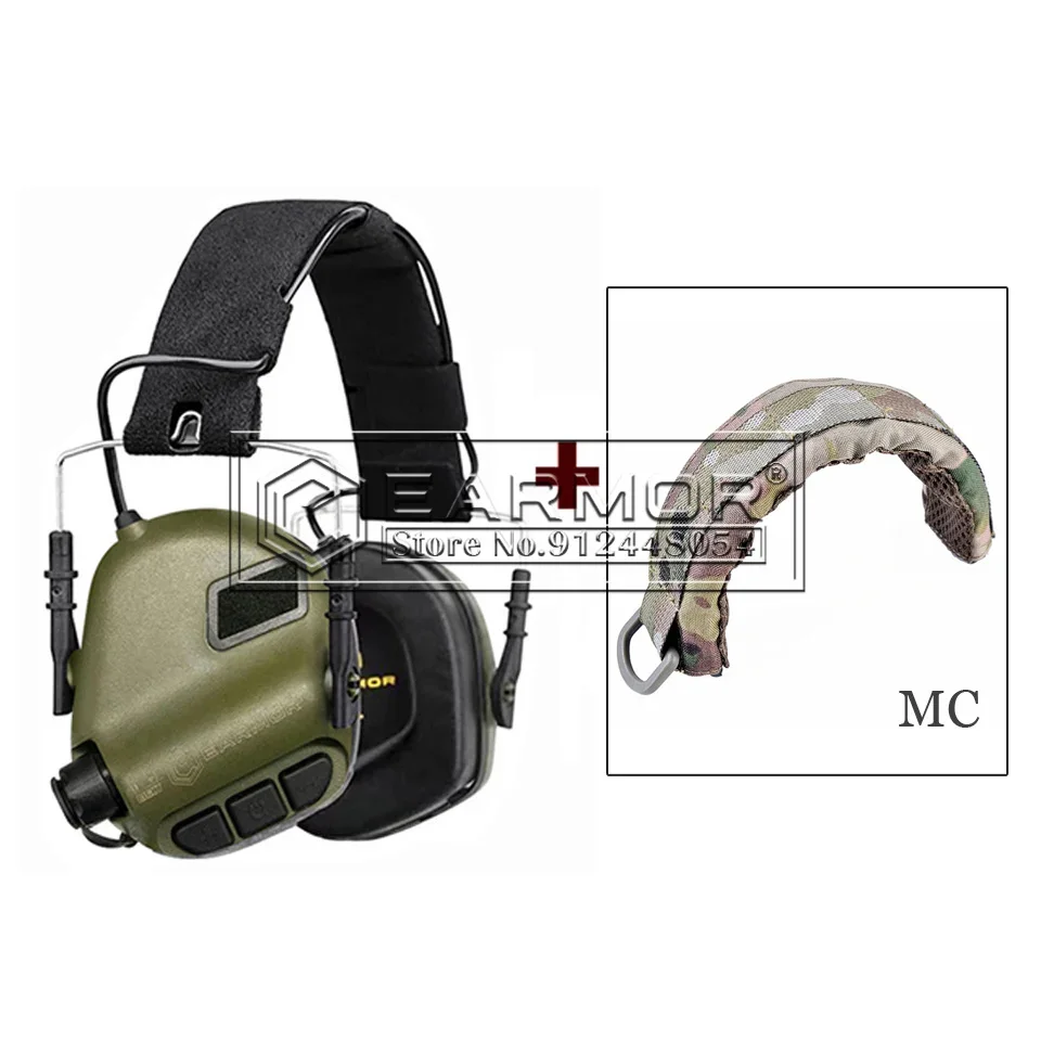 EARMOR M61 (Multicam) y M31 MOD4 auriculares tácticos 6 colores disparo liquidación de ruido auriculares con reducción de ruido de aviación