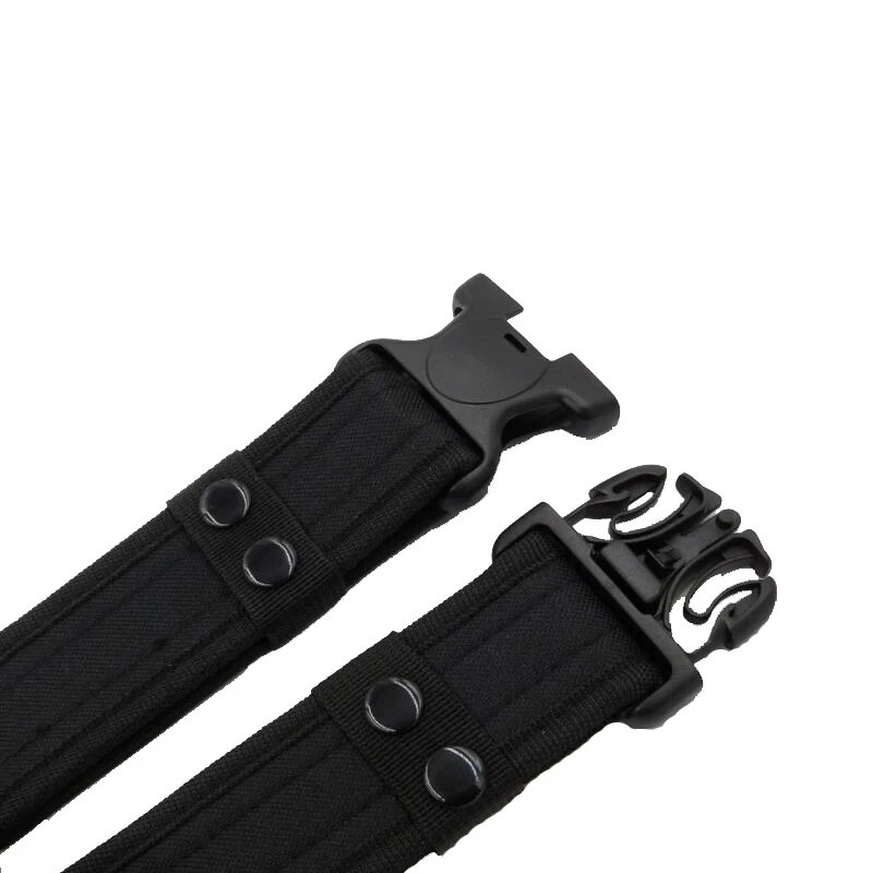 Cinturones de combate de estilo militar para hombres, cinturón táctico de liberación rápida, pretina de lona militar, herramientas de senderismo y caza al aire libre, moda - imagen 5