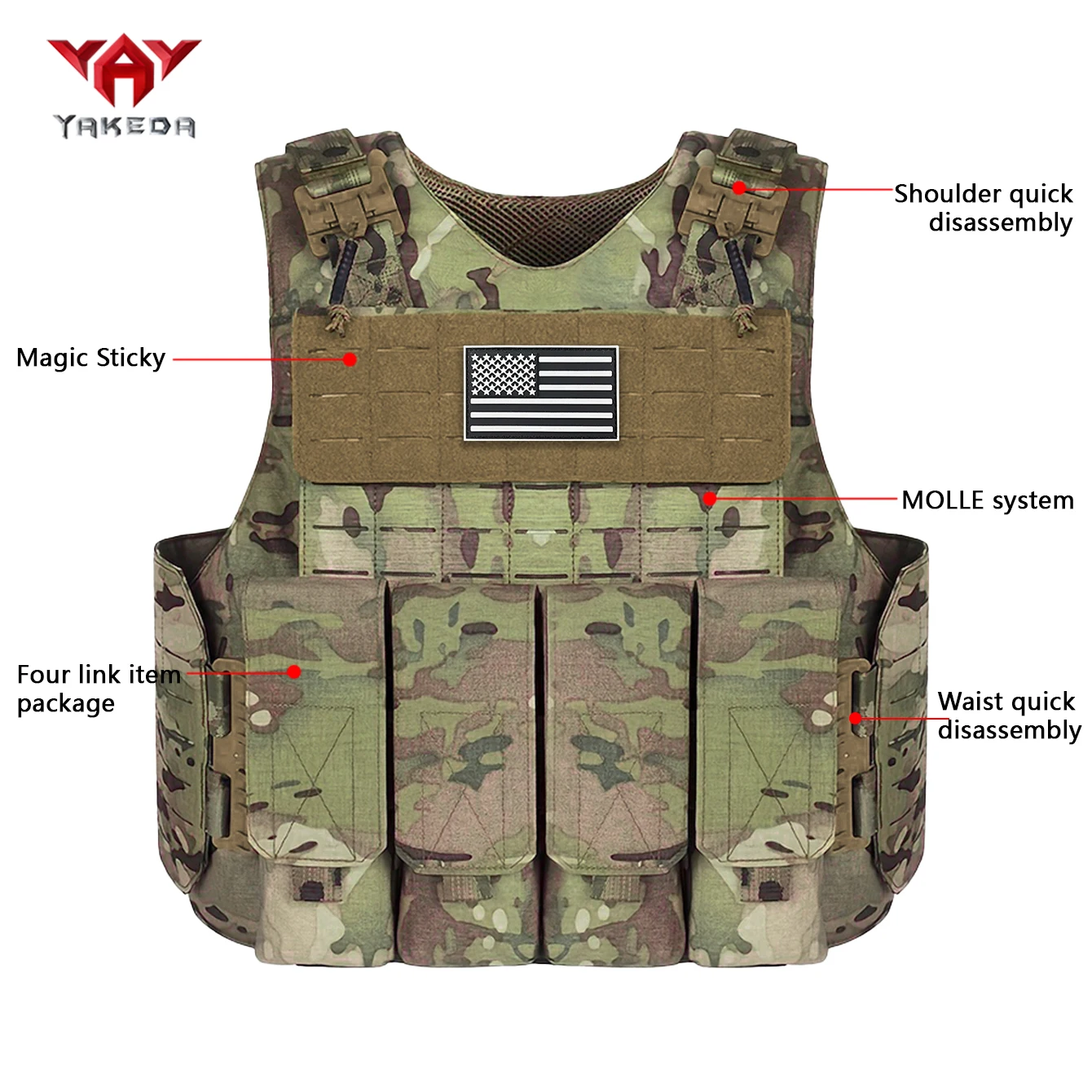 Detalle de panel MOLLE
