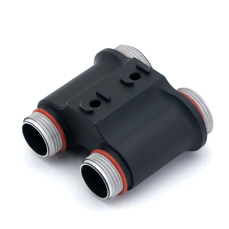 Adaptador MLOK de cuerpo de luz DUAL SF 18350, montaje doble monolítico ligero compatible con 18350/123A - imagen 4