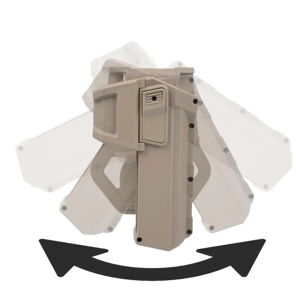 Funda táctica OWB IWB para Glock con linterna X300 X400 - imagen 5