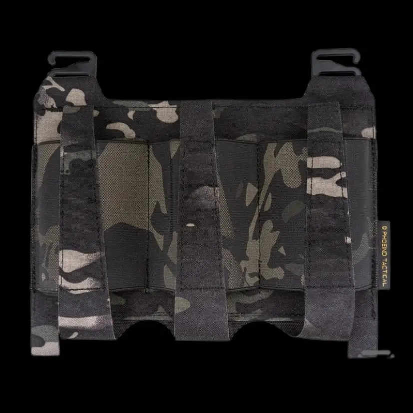 Chaleco táctico de caza al aire libre, proceso Fcsk Ferro, placa adaptadora, fuerza elástica, Triple bolsa para revistas - imagen 4