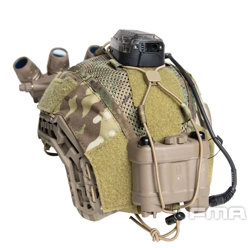 Cubierta de casco táctico FMA, tela para casco Caiman de corte alto, caza, Paintball TB1440 - imagen 5