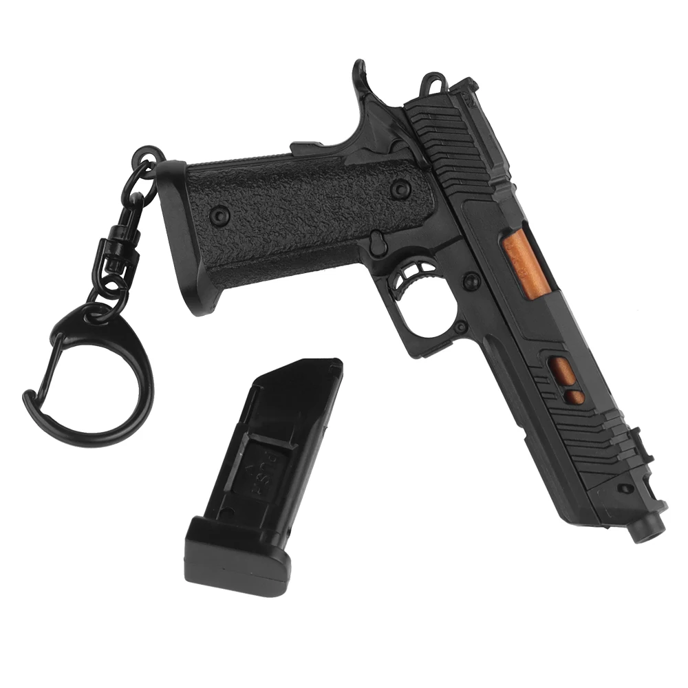 LLavero táctico con forma de pistola, Mini decoraciones portátiles, desmontable, G45, tiro, Paintball, llavero, tendencia - imagen 2