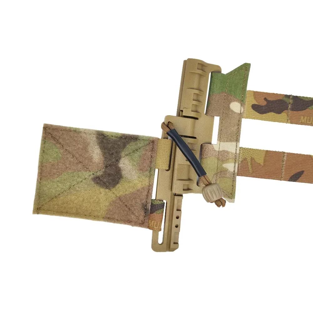 Chaleco táctico faja esquelética de 2 bandas cubierta de cintura Molle con hebilla de liberación rápida para JPC XPC - imagen 5