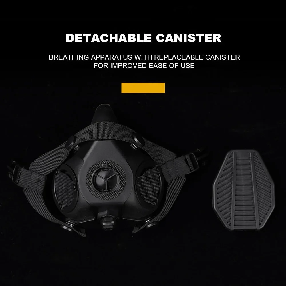 Máscara respiradora Airsoft para hombre, versión de comunicación, para deportes al aire libre, Paintball, Cosplay, Halloween - imagen 3