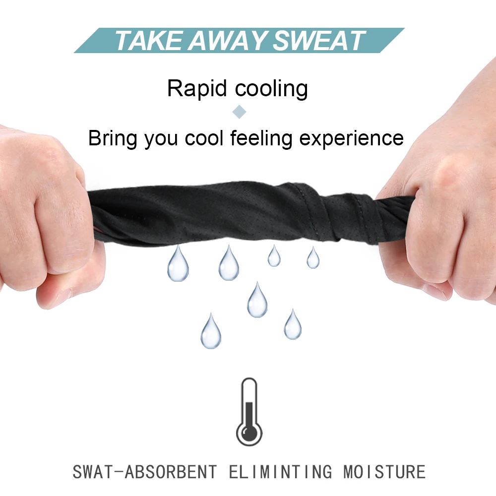 Bufanda para senderismo, máscara de media cara estampada, polaina para el cuello para ciclismo, máscaras protectoras, tubo de malla, deporte de esquí, Bandana para correr, diadema para hombres y mujeres - imagen 5