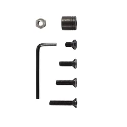 Accesorios tácticos de caza QD, Kit de Base de montaje de perno giratorio de separación, con 4 tornillos + 1 tuerca + 1 llave, Compatible con diferentes tamaños de anillos