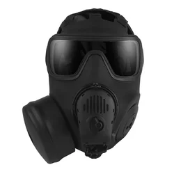 Máscara táctica para Paintball al aire libre, máscara protectora de cara completa para disparar, Airsoft, caza, Cosplay, accesorios de película, máscaras de Gas simuladas
