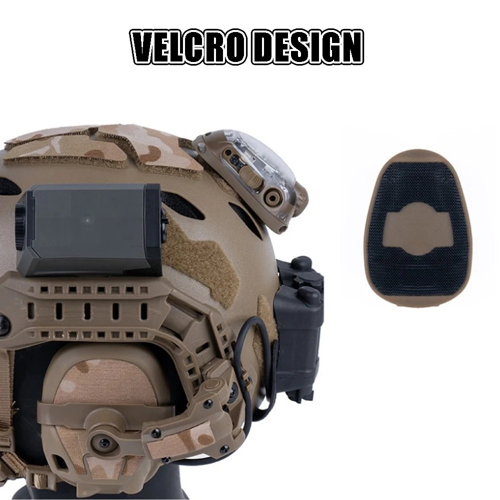 Luz de señal táctica para casco con blanco, verde, rojo y IR, operación con una sola mano, lámpara de identificación de supervivencia de mariquita para exteriores - imagen 5