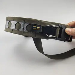 Equipo táctico, cinturón Ferro, Material Tegris, corte láser, caza, Paintball, cinturón MOLLE de doble capa