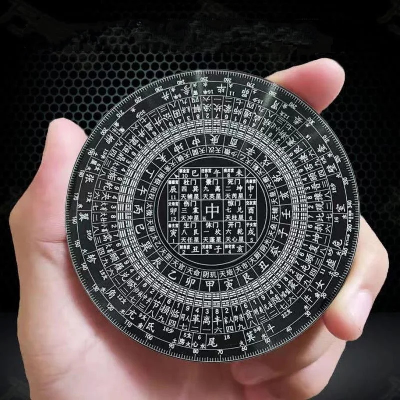 Titanium Black Tech Toys Tide Play Gyro Taiji ocho diagramas brújula fuera de impresión descompresión de dedos de Metal - imagen 5