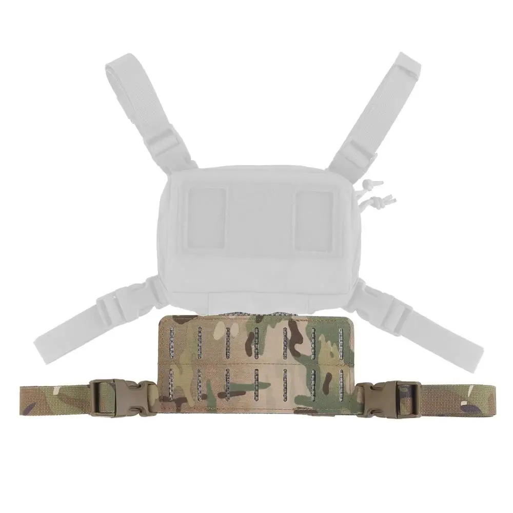 Soporte táctico de navegación para el pecho, accesorio MOLLE, soporte de parche mágico para caza, soporte para teléfono móvil, Panel de administrador, equipo de combate Airsoft - imagen 3