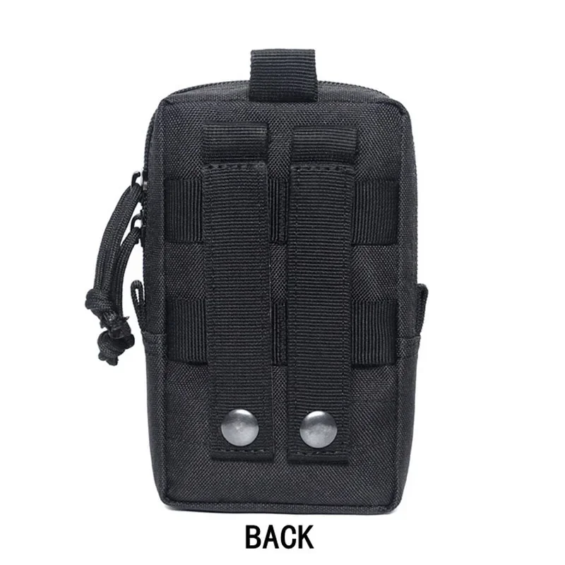Bolsa táctica Molle para teléfono móvil, riñonera para exteriores 1000D para hombre, bolsa de herramientas EDC, chaleco, bolso compacto para caza - imagen 3