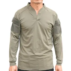 Camisa táctica ripstop manga larga transpirable secado rápido