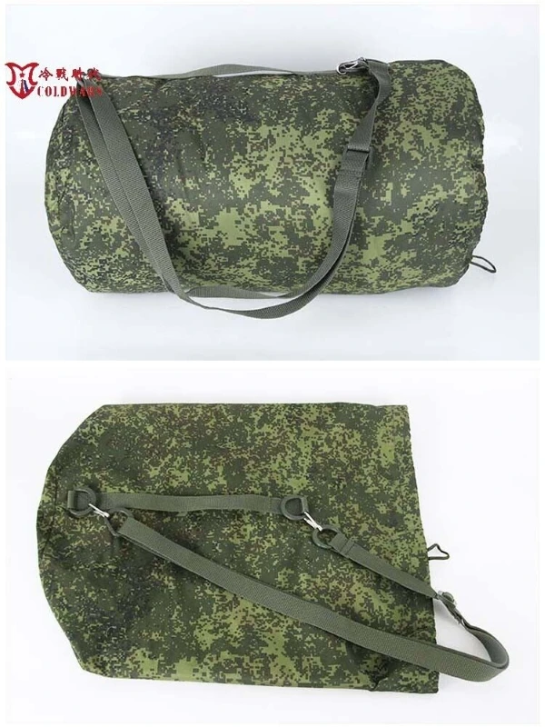 Saco de dormir impermeable para hombre, bolsa de camuflaje verde EMR, ideal para cazar, clima frío, exteriores - imagen 4