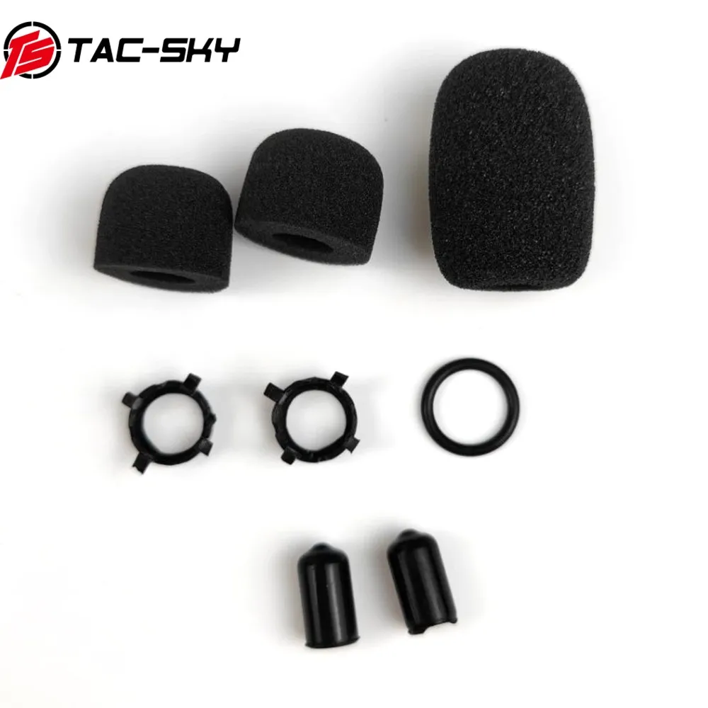 Tac-Sky Comtac Iii C3 C2 captación de sonido y reducción de ruido auriculares tácticos micrófono esponja piezas de repuesto - imagen 2