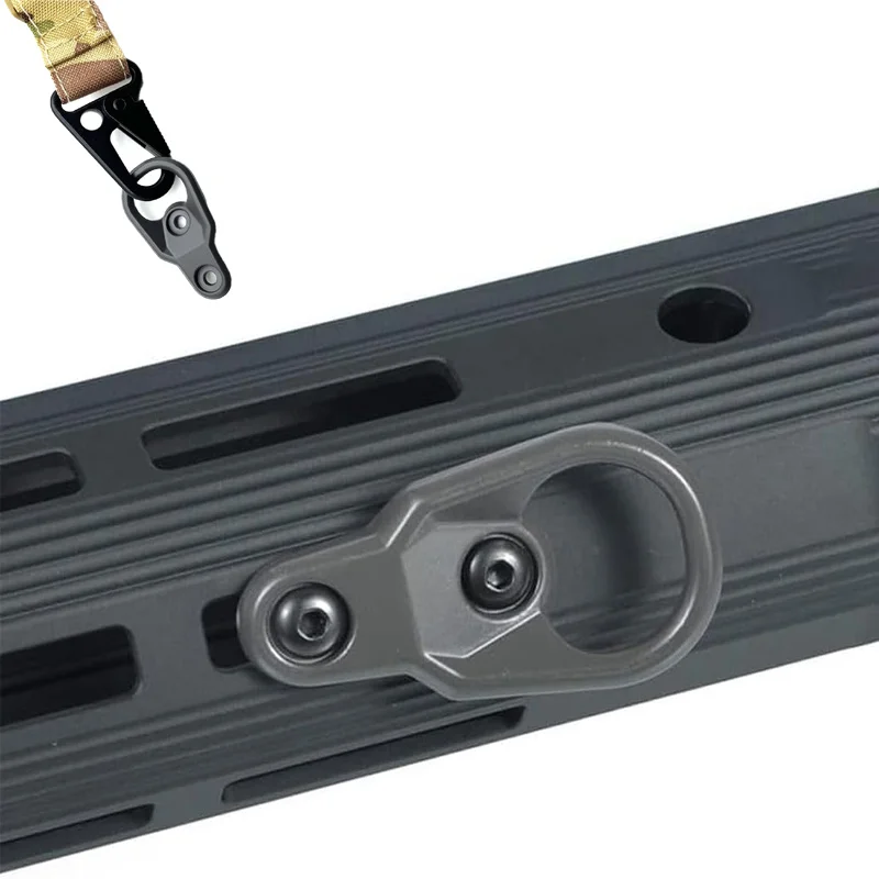 Adaptador de montaje de eslinga Paraclip, eslingas con Clip, para RSA GBB KEYMOD MLOK MS2 MS3, eslinga giratoria, caza y táctica, accesorios para pistola de juguete - imagen 3