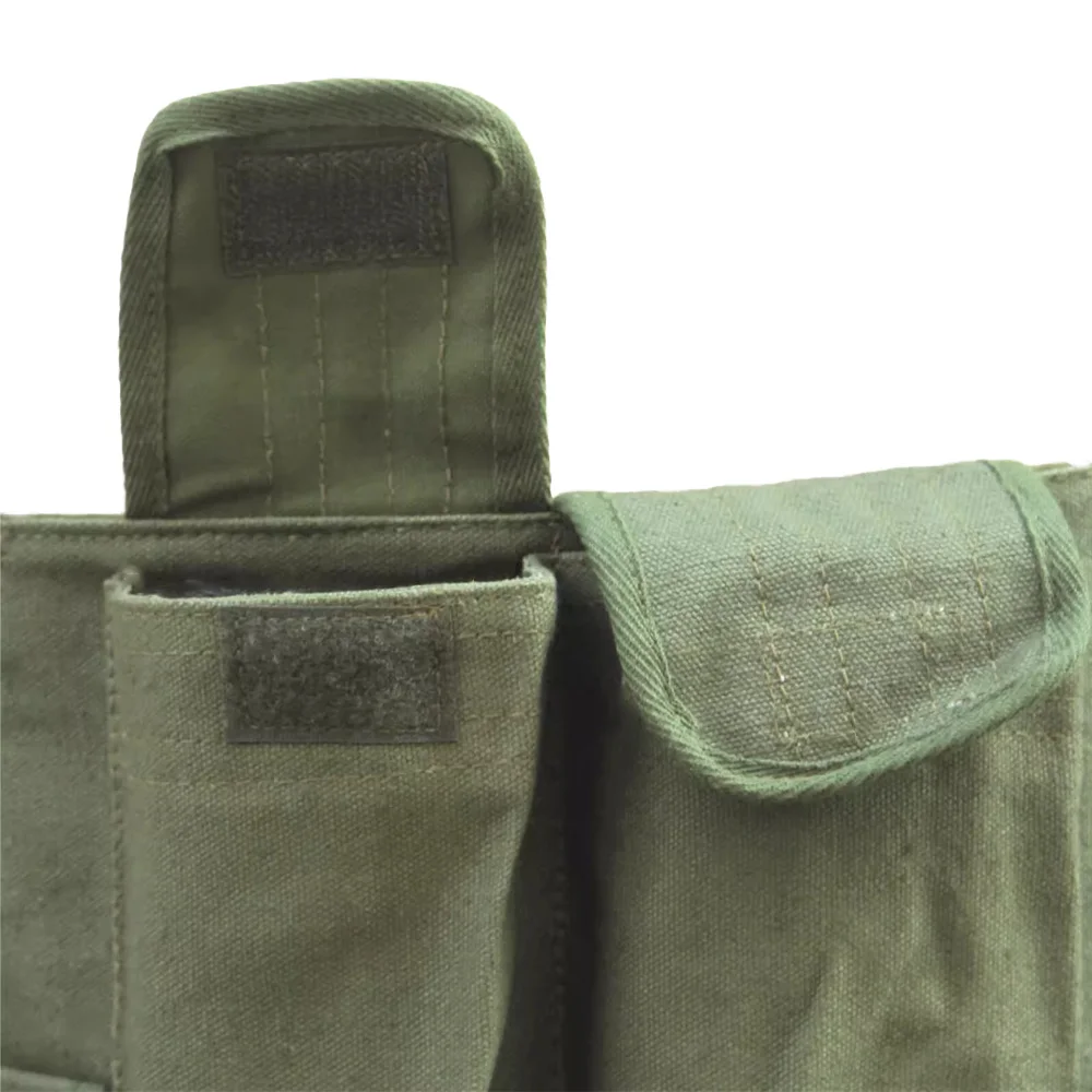 Equipo para colgar en el pecho, chaleco táctico, réplica de la bolsa de bala de carga, Clip de barra tipo 81, almacén doble de la Segunda Guerra Mundial - imagen 4