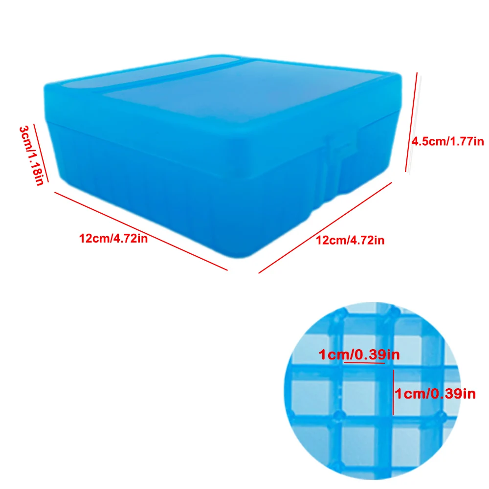 Caja de balas táctica de 100 balas, estuche de munición para pistola de calibre.38 Spec/.38 Super/.38 SW/.32 HR/.357, accesorios para pistola de caza - imagen 5