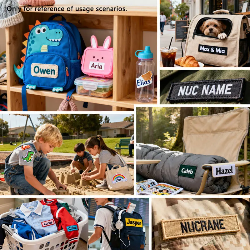 Parche bordado personalizado militar – Termoadhesivo y velcro - imagen 3