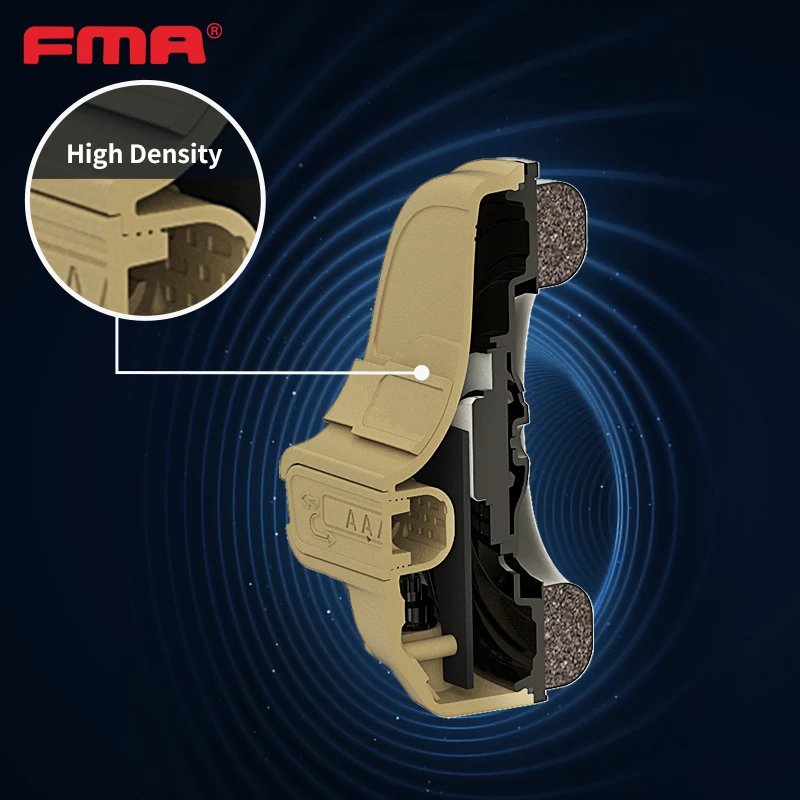 FMA FCS-TACTICAL Falcon Ears Pickup y reducción de ruido auriculares de comunicación táctica TB1490 Esports - imagen 5