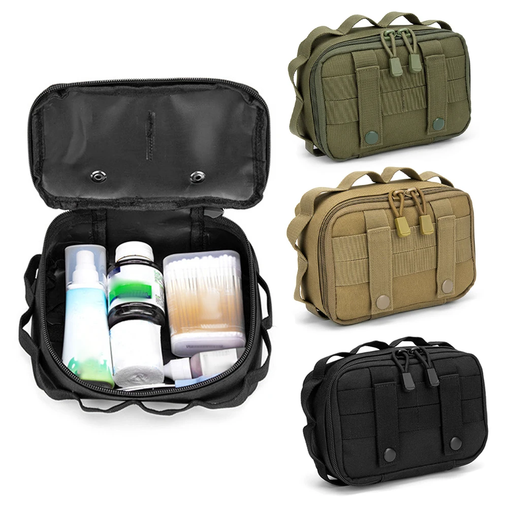 Bolsa táctica Molle Admin, bolsa de herramientas EDC de utilidad para exteriores, riñonera de cintura, bolsa de pañuelos, bolsa de almacenamiento de papel higiénico para caza - imagen 3