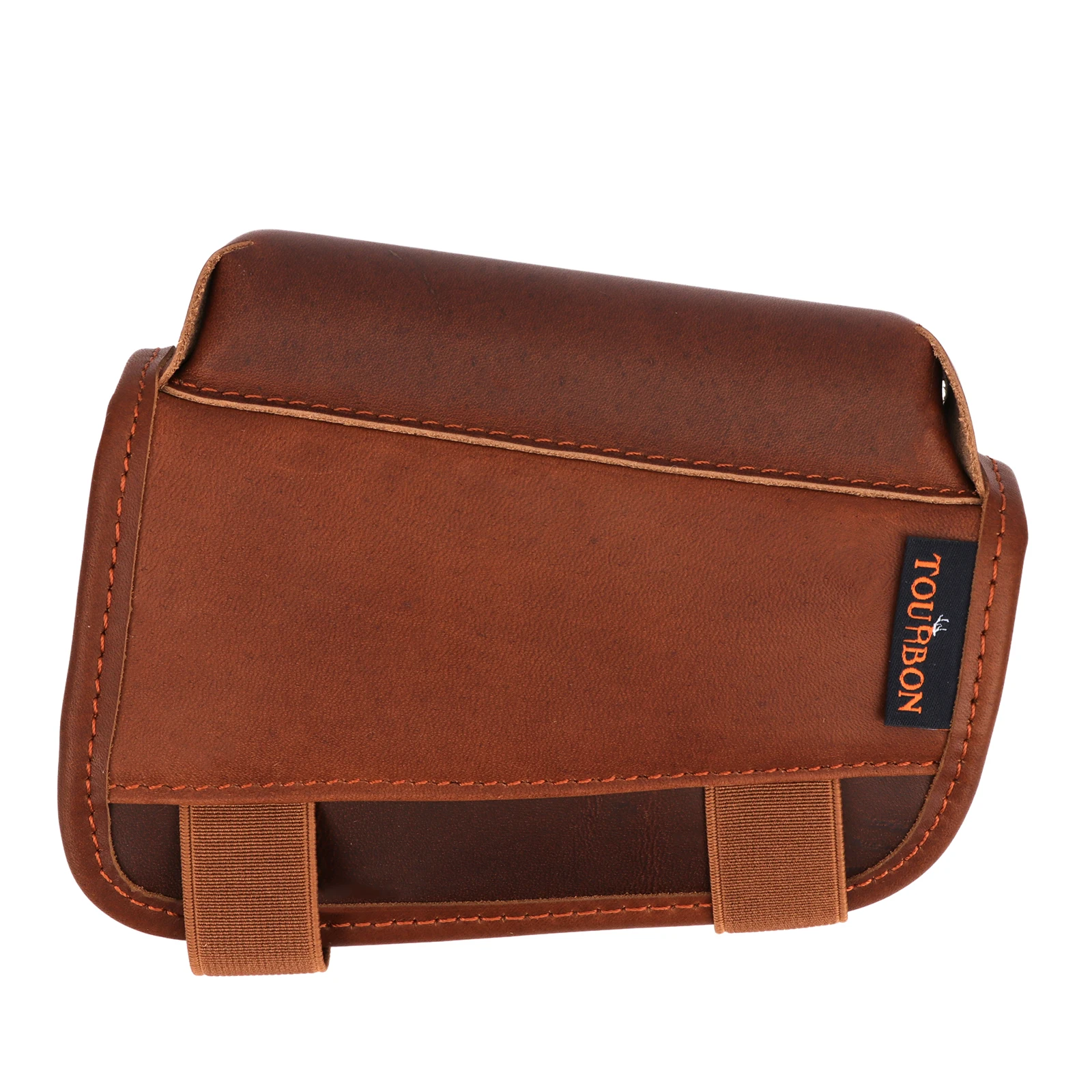 Tourbon-accesorios para pistola de caza, almohadilla elevadora de reposapiés para Rifle, butaca de cuero genuino para tiro con soporte de cartuchos de munición, mano izquierda - imagen 5