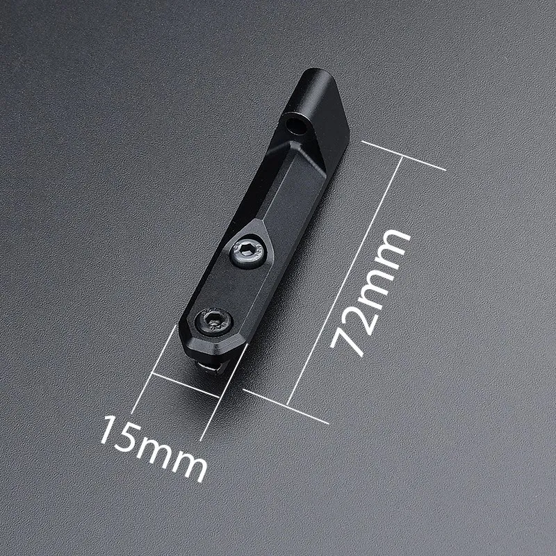 Base de montaje de Metal para linterna táctica M640 M340 Airsoft para Mlok y Keymod Rail AR 15 Rifle caza Scout Base de luz - imagen 3