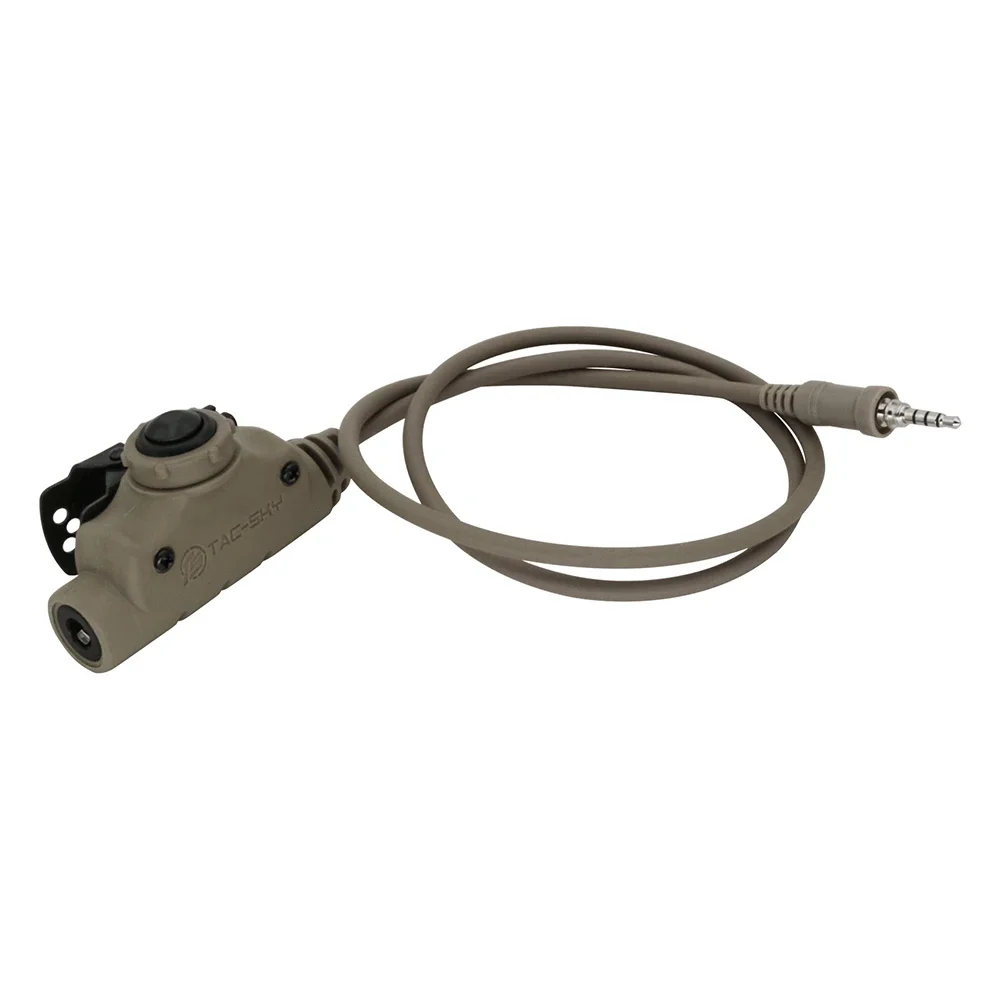 TAC-SKY auriculares tácticos de tiro U94 Ptt V2 auriculares Ptt para PELTOR COMTA/MSA SORDIN auriculares tácticos para Yaesu Vertex Plug - imagen 4