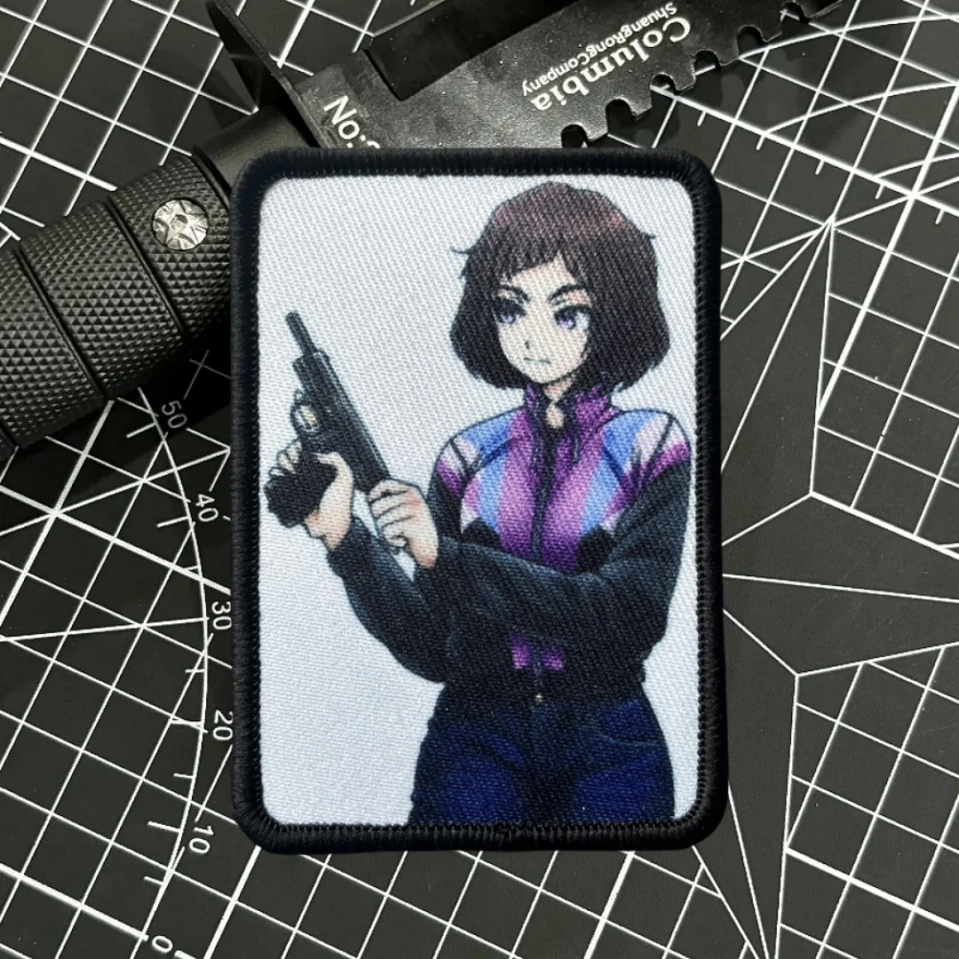 Insignia de moral táctica "Bandit", parches impresos con gancho para ropa, brazalete del ejército militar Chevron, pegatina decorativa para mochila - imagen 5