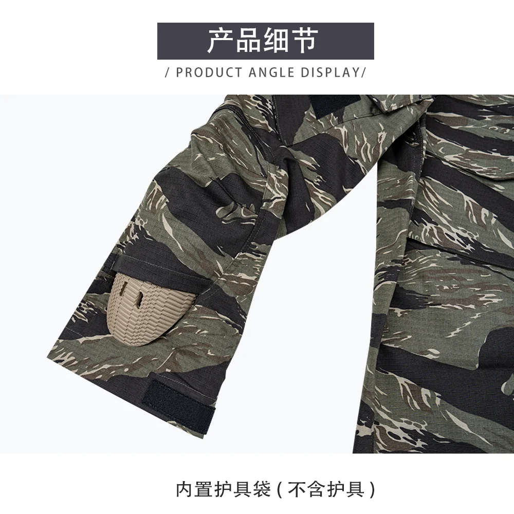 Camiseta táctica manga larga poliéster-algodón outdoor entreno - imagen 5