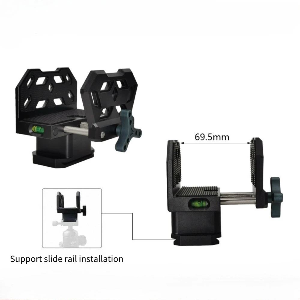 Nieuwe Tactiek Jacht Schieten Statief Stok Hoofd Klem Brede Bipod Klem Stand Display Wiegen Houder Geweren Klem Schieten Rest Zadels - imagen 5