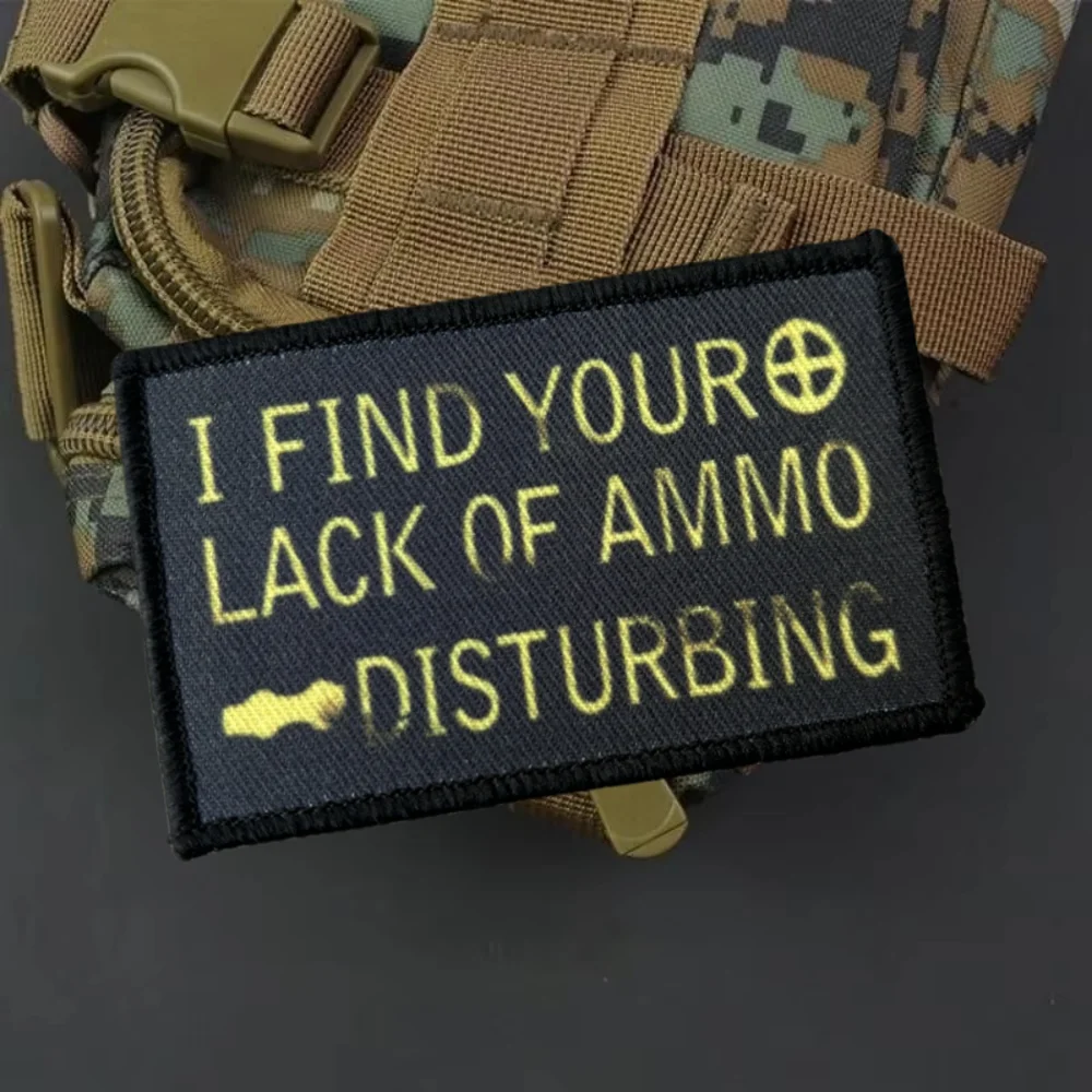 Encuentra tu falta de humedad parche impreso gancho y bucle insignia de moral táctica parches militares brazalete mochila pegatinas - imagen 2