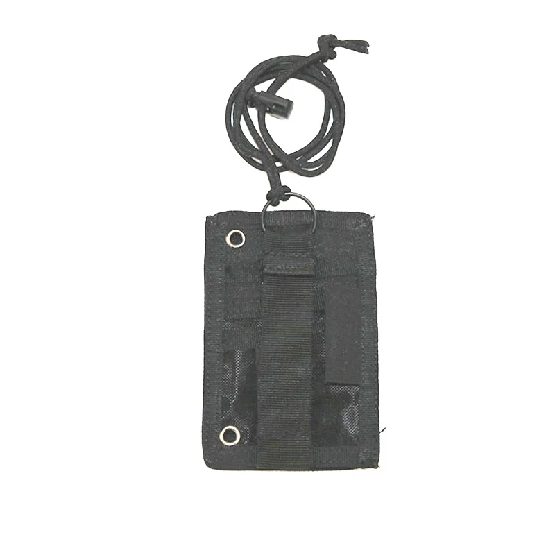 Portatarjetas de identificación de caza ajustable, bolsa táctica, carpeta de archivos, bolsa colgante en el pecho, tarjeta de identificación, organizador de tarjetas de crédito - imagen 5