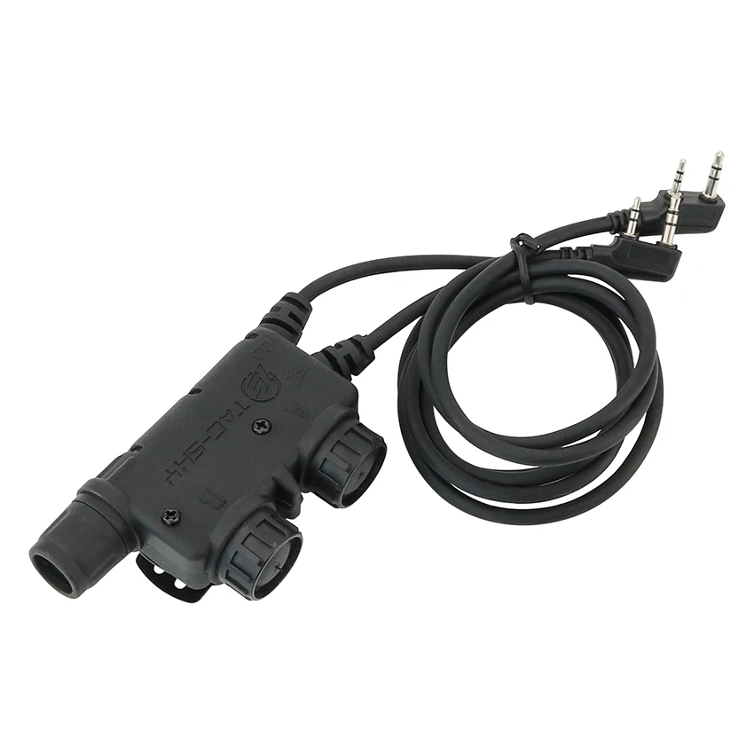 Adaptador militar táctico TS TAC-SKY Dual V2 U94 PTT Compatible con PELTOR MSA EARMOR FCS AMP COMTAC auriculares tácticos - imagen 5
