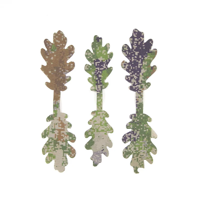 Tiras de camuflaje de nieve blanca, correa de tela para bricolaje, accesorios de ropa de caza, cubierta de casco, 15 piezas por juego - imagen 5