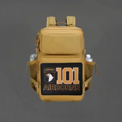 Parche impreso de la 101a División Aerotransportada, parches militares tácticos de gancho y bucle para ropa, mochila, pegatinas decorativas de insignia de moral