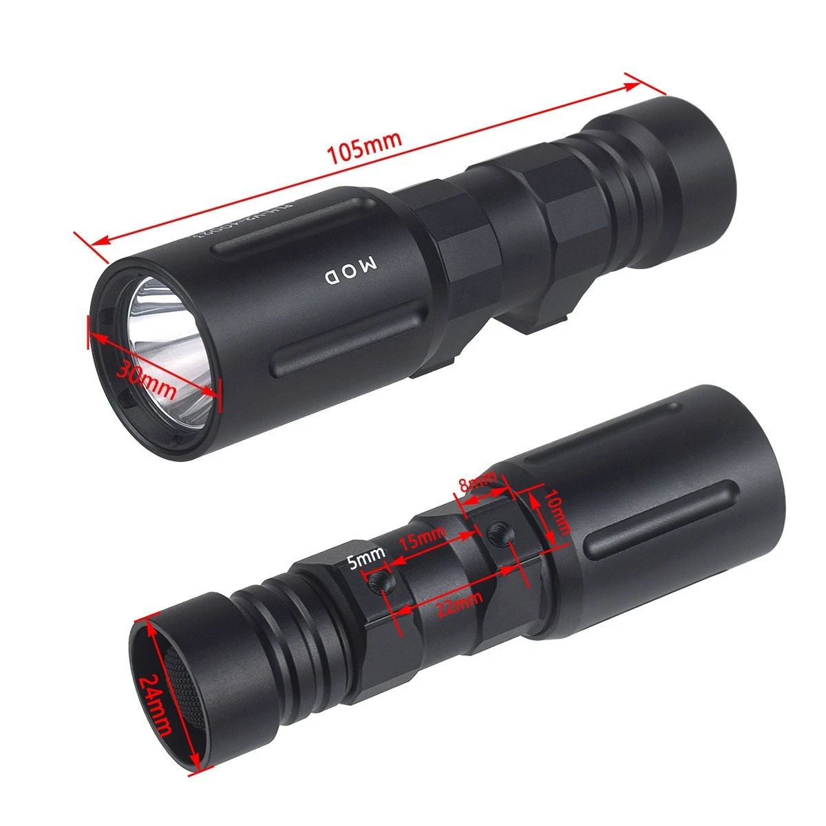 MOD Metal OKW foco versión PLH-V2 linterna 1000lm linterna de luz fuerte LED V2 luz de explorador armas de caza luz - imagen 5