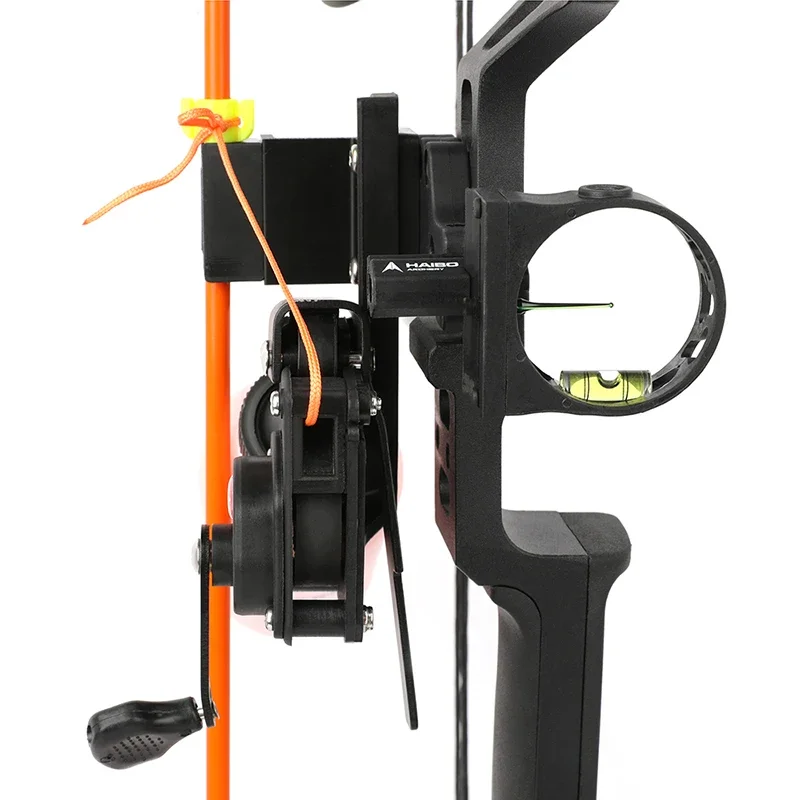 AMEYXGS cuerda de pesca con arco carrete de olla tiro con arco con cuerda de pesca de 40m para mano derecha arco compuesto recurvo caza peces tiro pesca - imagen 5