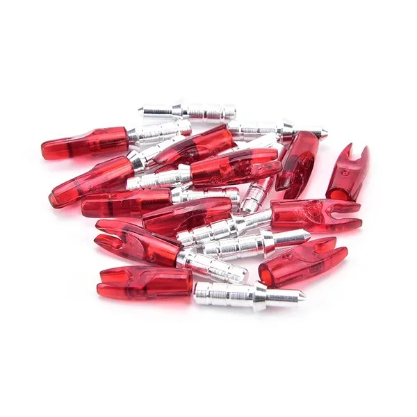 30 Uds Linkboy tiro con arco Pin Nock flecha para ID6.2mm flechas de carbono arco compuesto y flechas tiro caza - imagen 3