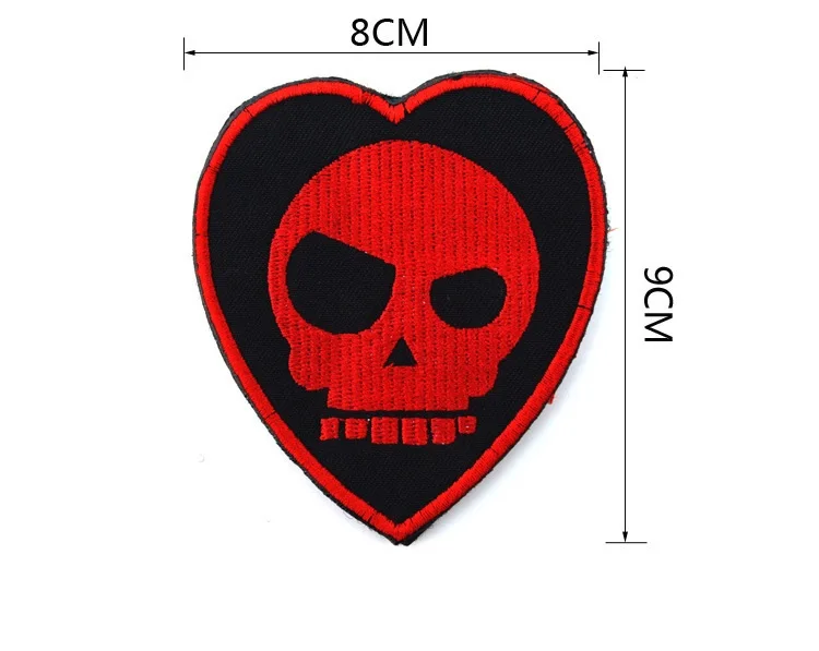 Todo lo que necesitas es Corazón de amor, parches bordados, pegatina, gancho y bucle, insignia, emblema, aplique para jeans, chaqueta, mochila - imagen 5