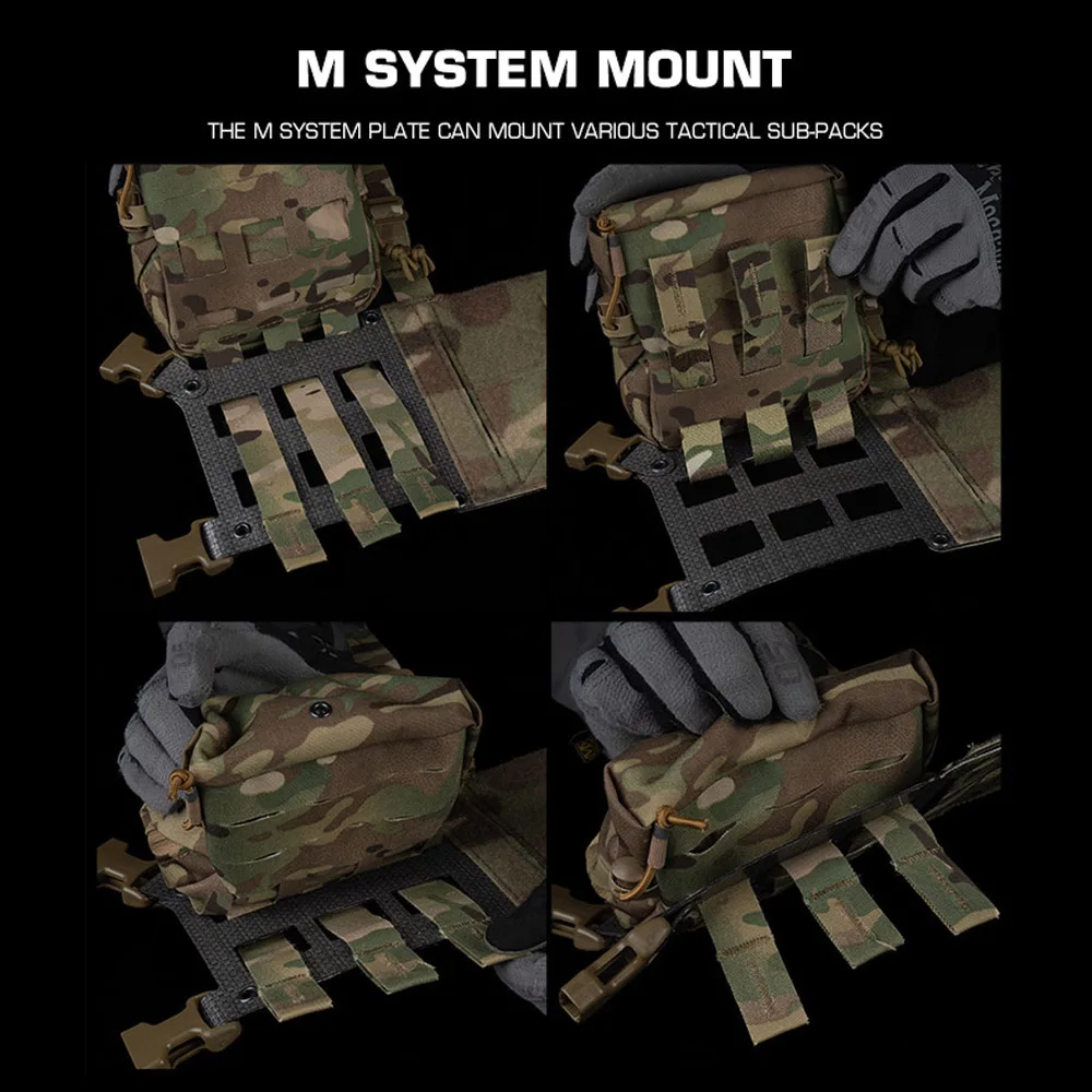 Ferro Chesty Rig ancho V2 MOLLE táctico para caza y Airsoft - imagen 5