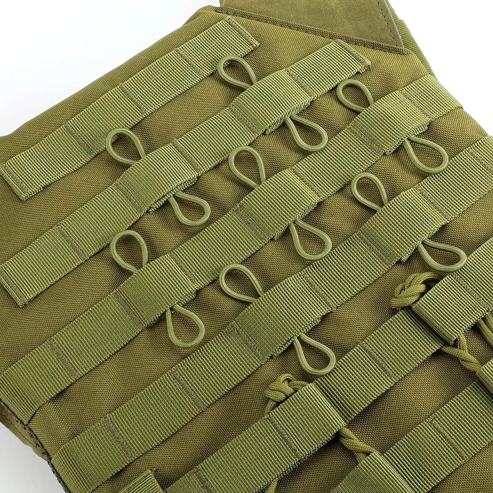 10 Uds PTT retenedor táctico elástico Molle hebilla vinculante retenedor correa fija para antena palo tubo cuerda elástica correas hebilla - imagen 5