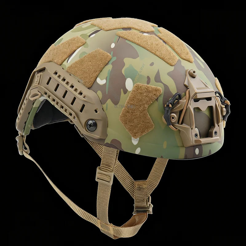 CS Airsoft Casco táctico FAST High Cut semioculto con suspensión