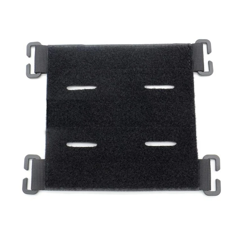 Chaleco de caza táctico de nailon Velcr0, base de gancho y bucle, parche táctico, accesorios de extensión de mochila - imagen 3